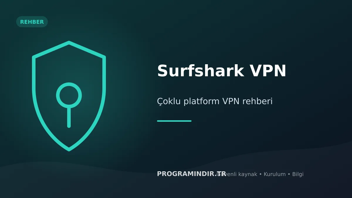 Surfshark VPN indir – çoklu platform VPN rehberi kapak görseli