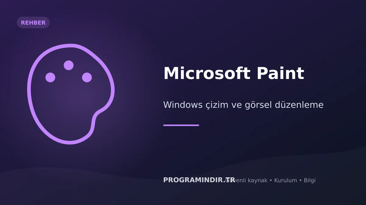 Microsoft Paint indir – Windows çizim uygulaması kapak görseli